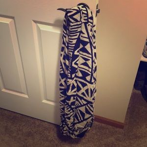 Patterned infinity scarf